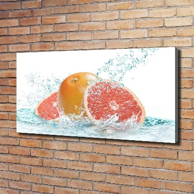 Cuadro canvas moderno de gran formato horizontal Pomelos
