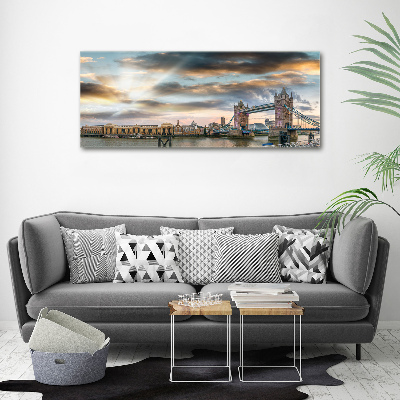 Fotocuadro en lienzo de alta calidad horizontal Puente de la Torre de Londres