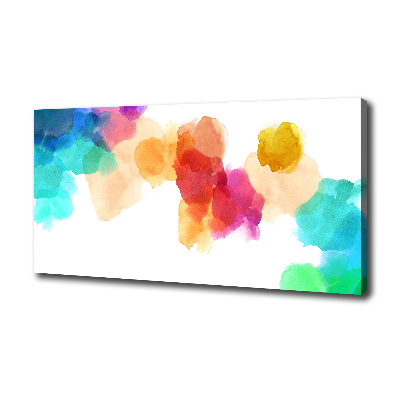 Cuadro canvas con impresión uv duradera horizontal Manchas de colores