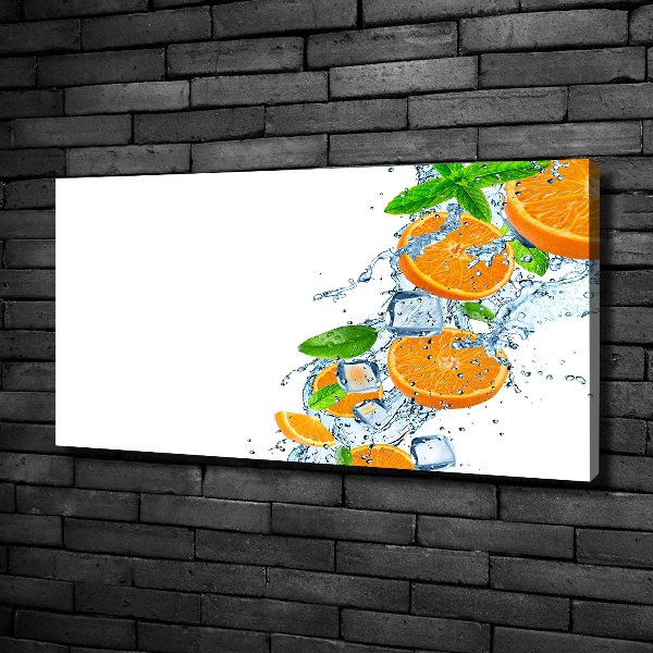 Fotocuadro en lienzo de alta calidad horizontal Naranjas
