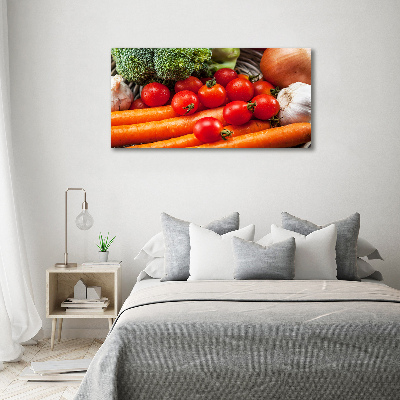 Cuadro canvas con impresión uv duradera horizontal Verduras