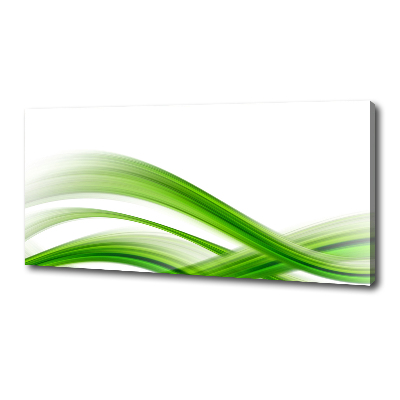 Cuadro canvas moderno de gran formato horizontal Ondas abstractas