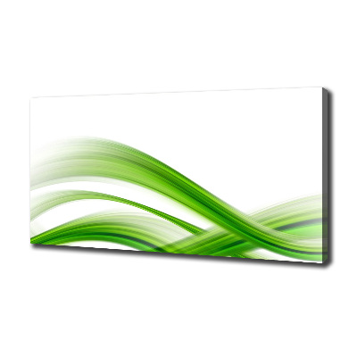 Cuadro canvas moderno de gran formato horizontal Ondas abstractas