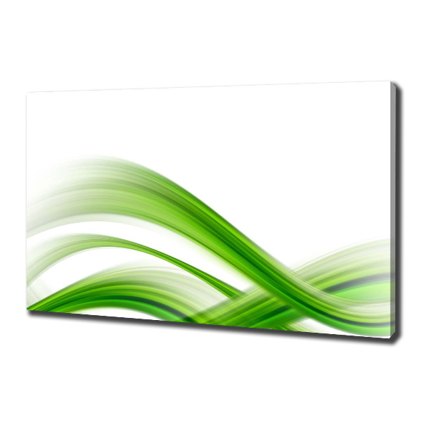 Cuadro canvas moderno de gran formato horizontal Ondas abstractas