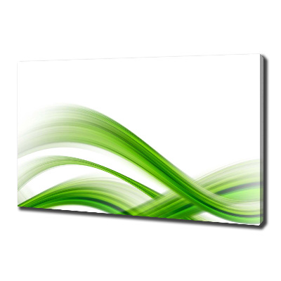 Cuadro canvas moderno de gran formato horizontal Ondas abstractas