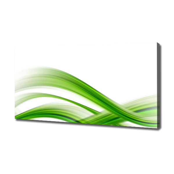 Cuadro canvas moderno de gran formato horizontal Ondas abstractas