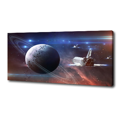Cuadro canvas con impresión uv duradera horizontal Astronave