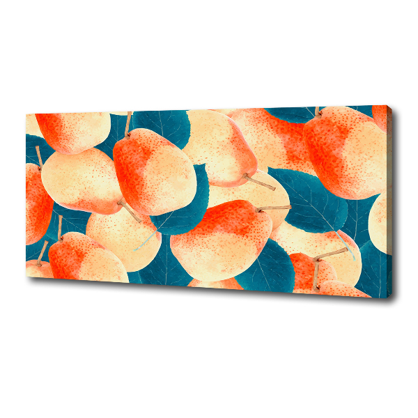 Cuadro canvas con impresión uv duradera horizontal Peras