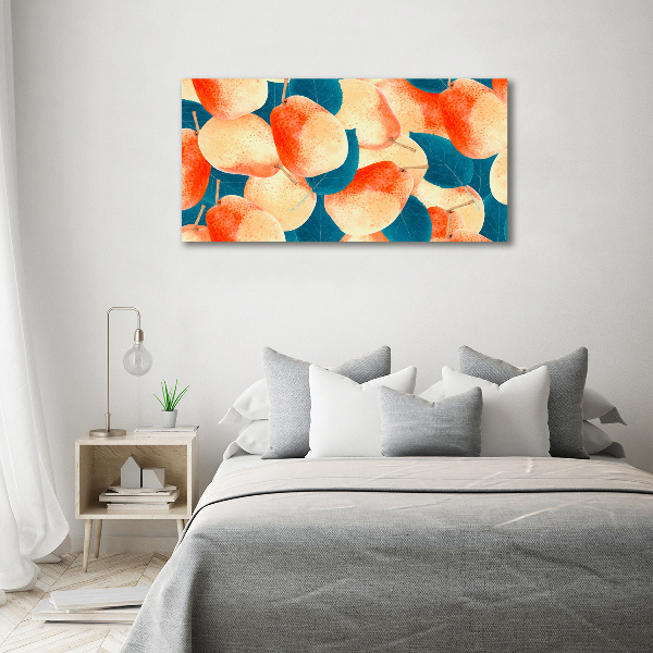 Cuadro canvas con impresión uv duradera horizontal Peras