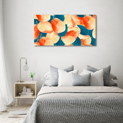 Cuadro canvas con impresión uv duradera horizontal Peras