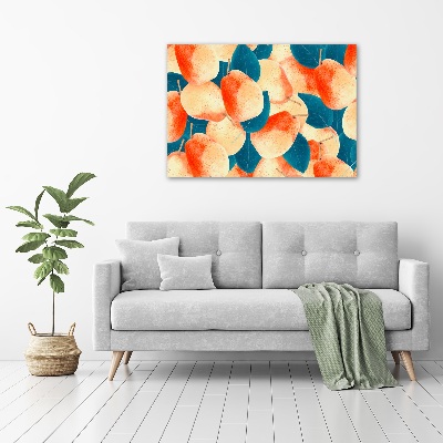 Cuadro canvas con impresión uv duradera horizontal Peras