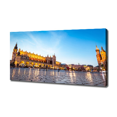 Cuadro canvas moderno de gran formato horizontal Cracovia, Polonia