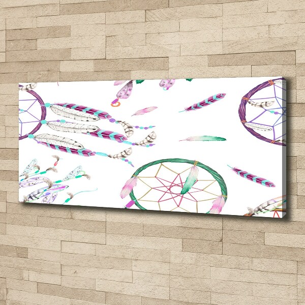 Cuadro canvas moderno de gran formato horizontal Atrapasueños