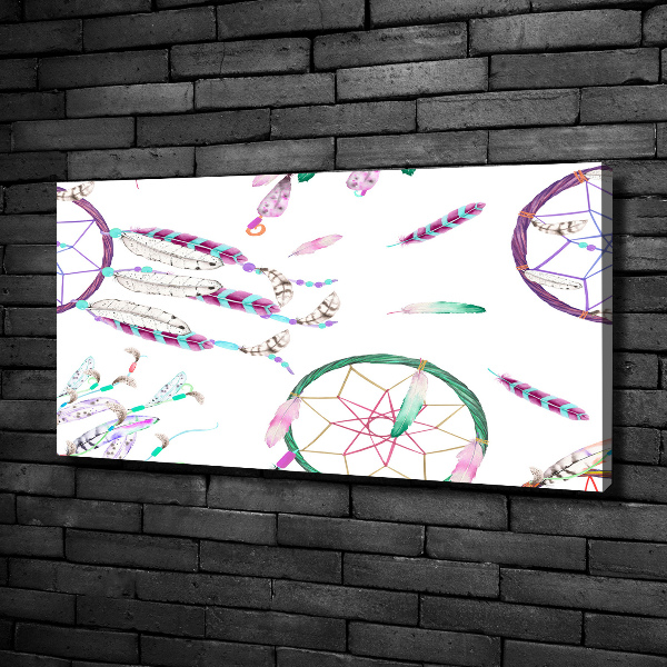 Cuadro canvas moderno de gran formato horizontal Atrapasueños