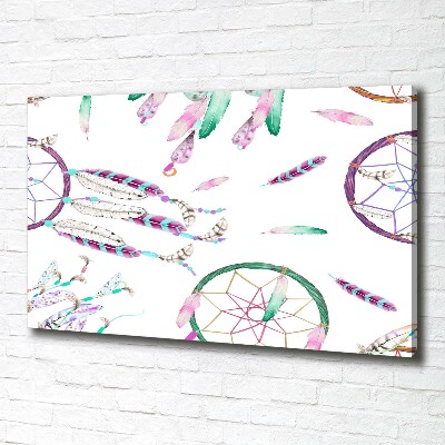 Cuadro canvas moderno de gran formato horizontal Atrapasueños