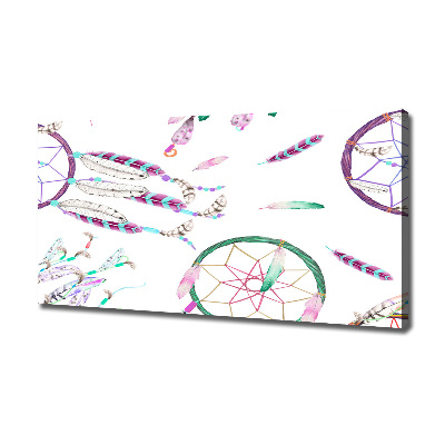 Cuadro canvas moderno de gran formato horizontal Atrapasueños