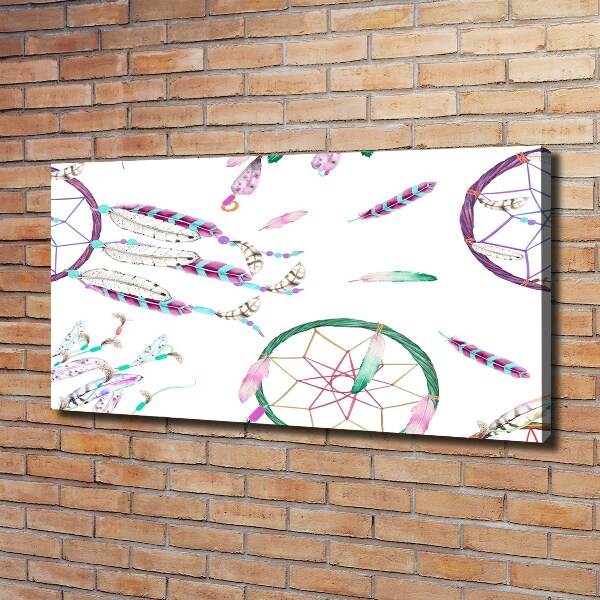 Cuadro canvas moderno de gran formato horizontal Atrapasueños