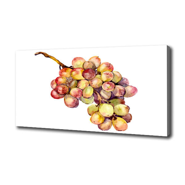 Cuadro canvas moderno de gran formato horizontal Un racimo de uvas