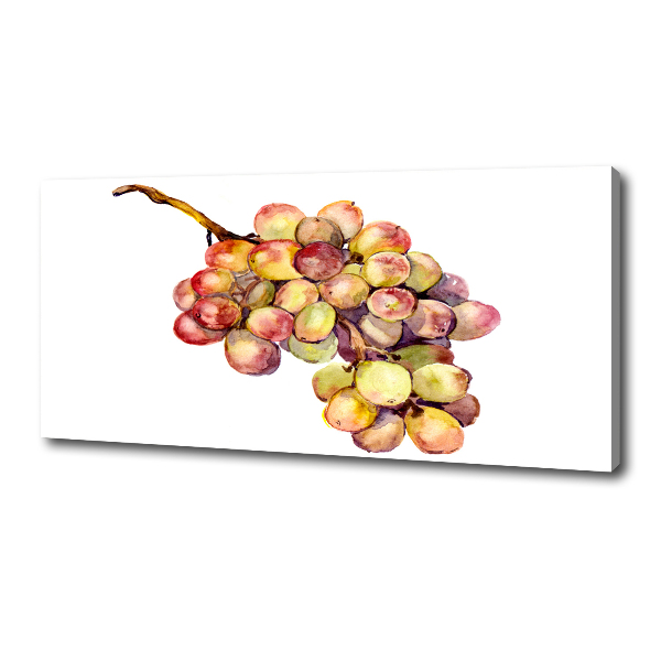 Cuadro canvas moderno de gran formato horizontal Un racimo de uvas