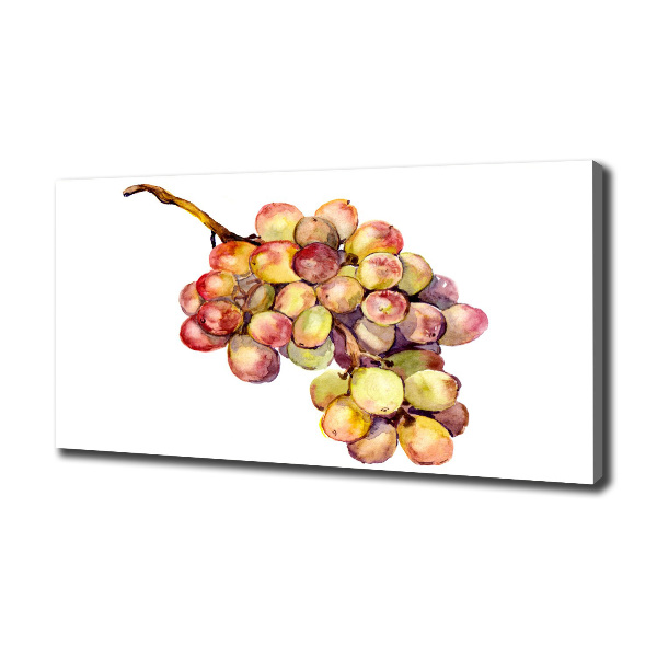 Cuadro canvas moderno de gran formato horizontal Un racimo de uvas