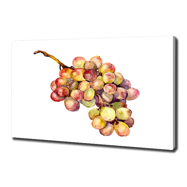 Cuadro canvas moderno de gran formato horizontal Un racimo de uvas