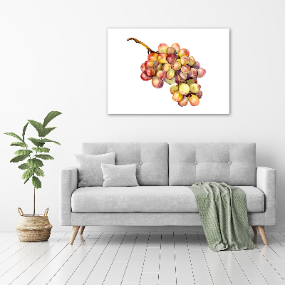 Cuadro canvas moderno de gran formato horizontal Un racimo de uvas