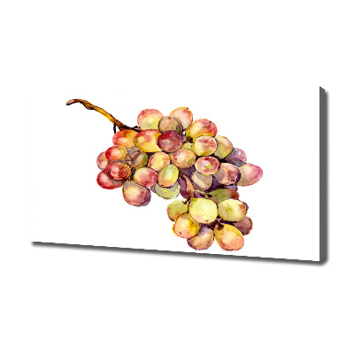 Cuadro canvas moderno de gran formato horizontal Un racimo de uvas