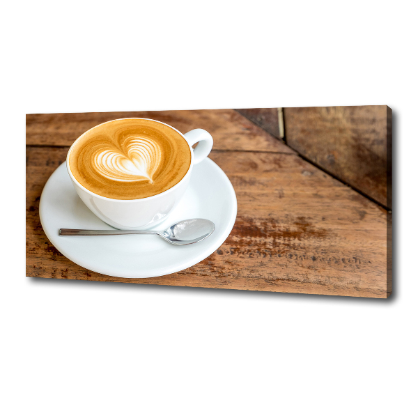 Foto en lienzo con acabado profesional horizontal Café en una taza