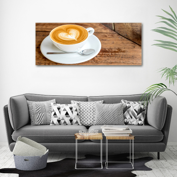 Foto en lienzo con acabado profesional horizontal Café en una taza