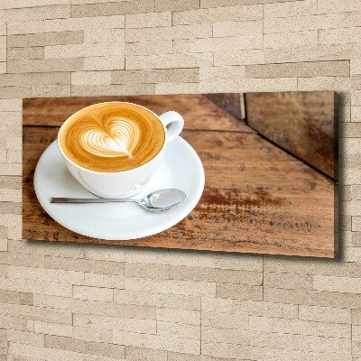Foto en lienzo con acabado profesional horizontal Café en una taza