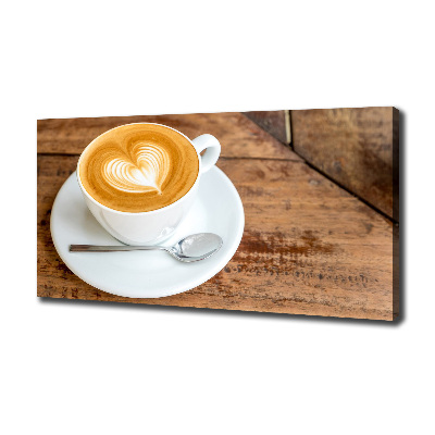 Foto en lienzo con acabado profesional horizontal Café en una taza
