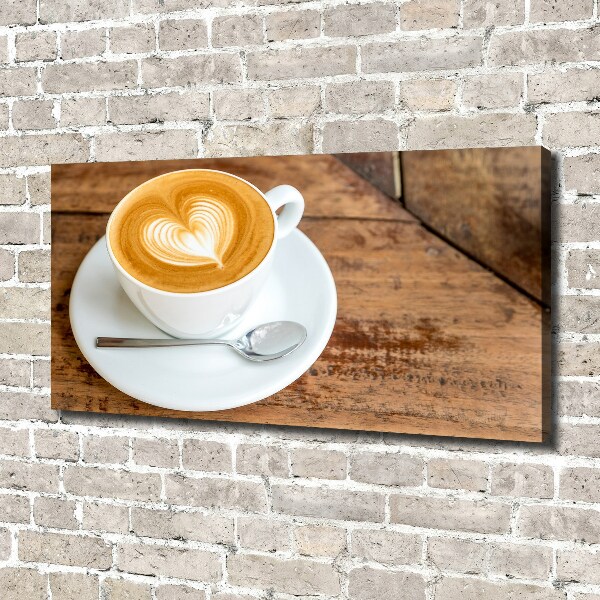 Foto en lienzo con acabado profesional horizontal Café en una taza