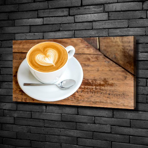 Foto en lienzo con acabado profesional horizontal Café en una taza