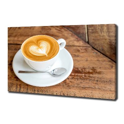 Foto en lienzo con acabado profesional horizontal Café en una taza