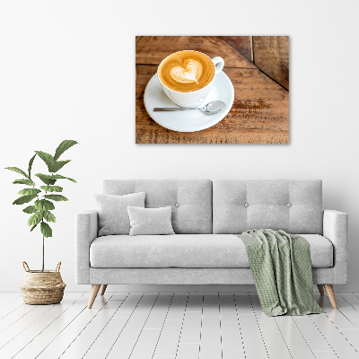 Foto en lienzo con acabado profesional horizontal Café en una taza