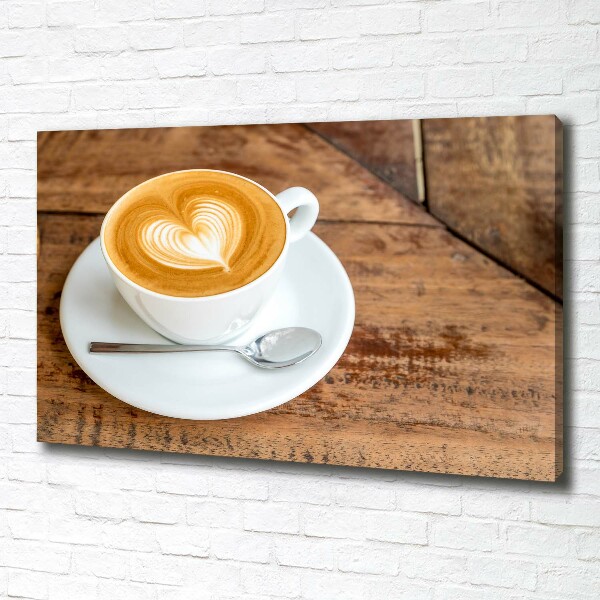 Foto en lienzo con acabado profesional horizontal Café en una taza
