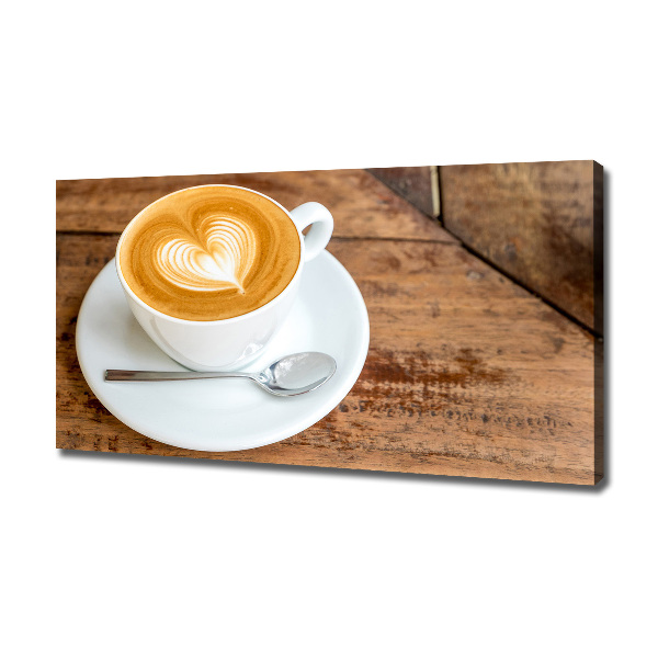 Foto en lienzo con acabado profesional horizontal Café en una taza