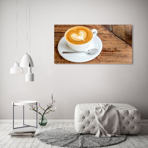 Foto en lienzo con acabado profesional horizontal Café en una taza