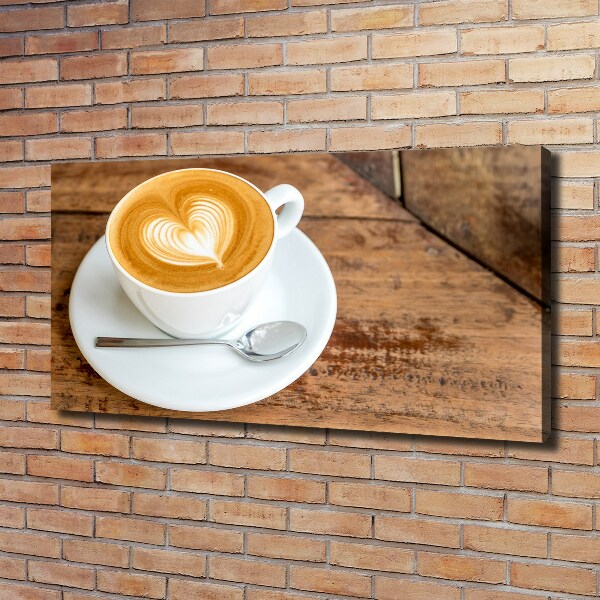 Foto en lienzo con acabado profesional horizontal Café en una taza
