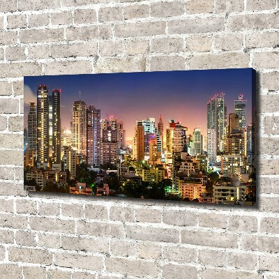 Duży Foto obraz na płótnie Bangkok nocą