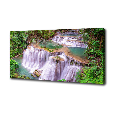 Fotocuadro en lienzo de alta calidad horizontal Cascada de Tailandia