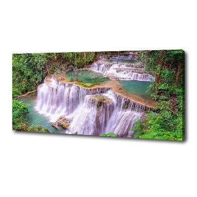 Fotocuadro en lienzo de alta calidad horizontal Cascada de Tailandia