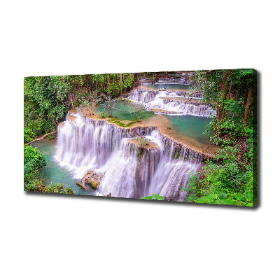 Fotocuadro en lienzo de alta calidad horizontal Cascada de Tailandia
