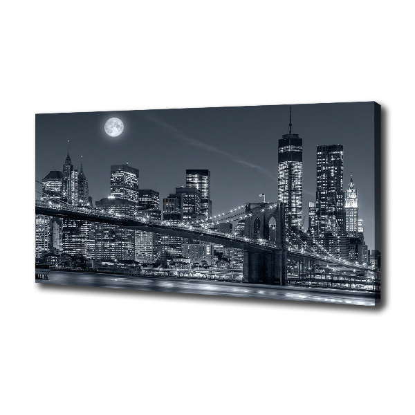 Cuadro canvas moderno de gran formato horizontal Manhattan Nueva York