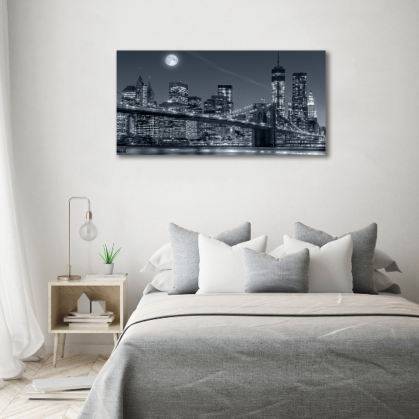 Cuadro canvas moderno de gran formato horizontal Manhattan Nueva York