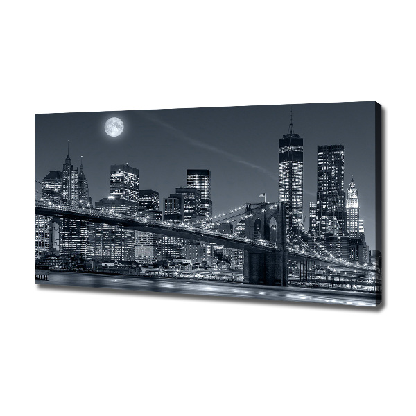 Cuadro canvas moderno de gran formato horizontal Manhattan Nueva York