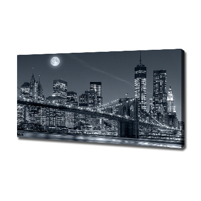 Cuadro canvas moderno de gran formato horizontal Manhattan Nueva York