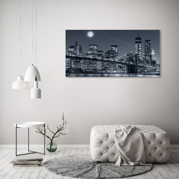 Cuadro canvas moderno de gran formato horizontal Manhattan Nueva York