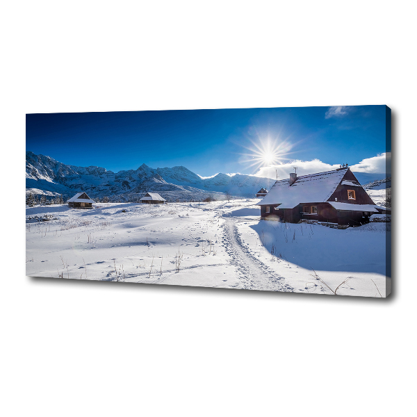 Cuadro canvas con impresión uv duradera horizontal Pastos de los montes Tatra