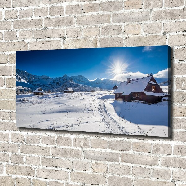 Cuadro canvas con impresión uv duradera horizontal Pastos de los montes Tatra